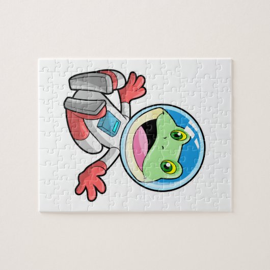 Frosch Astronaut Costume Space Puzzle (Horizontal)