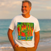 Frosch auf Bamboo Mens T - Shirt