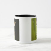 Frosch auf Blatt im Profil Tasse (Zentrum)