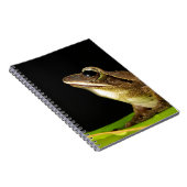 Frosch auf einem Blatt Notizblock (Rechte Seite)