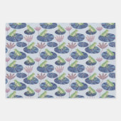 Frosch auf einem Lilienteich Geschenkpapier Set (Vorderseite 2)