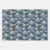 Frosch auf einem Lilienteich Geschenkpapier Set (Vorderseite)