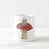 Frosch auf einem Pilz Kaffeetasse (Mittel)