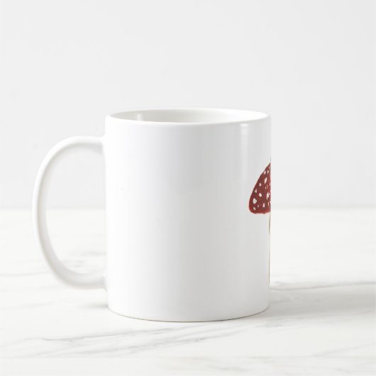 Frosch auf einem Pilz Kaffeetasse (Links)