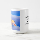 Frosch auf Floatie-Tasse Kaffeetasse (Mittel)