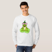 Frosch auf Leaf T-Shirt (Vorne ganz)