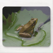 Frosch auf Lilien-Auflage Mousepad (Vorne)