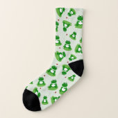 Frosch auf Lilienpad mit Ladybug-Muster Socken (Links - Außen)