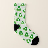 Frosch auf Lilienpad mit Ladybug-Muster Socken (Rechts - Außen)
