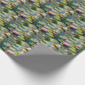 Frosch auf Lily Pad Geschenkpapier (Ecke)