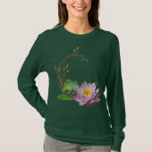 Frosch auf Lily Pad T-Shirt (Vorderseite)