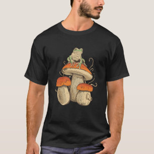 Frosch auf Pilz T-Shirt