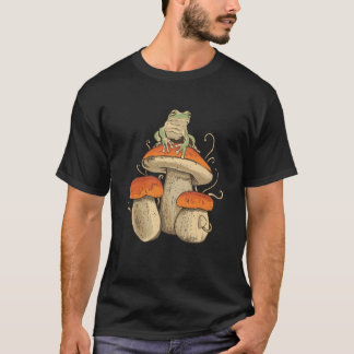 Frosch auf Pilz T-Shirt