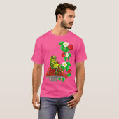 Frosch auf Pilzbeeren Erdbeeren Niedliche Natur Ti T-Shirt (Vorne ganz)
