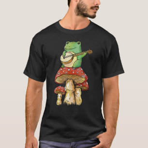 Frosch auf Pilzen mit Cotgore Fairy Grunge W T-Shirt