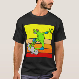 Frosch auf Skateboard Classic(4) T-Shirt