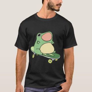 Frosch auf Skateboard T-Shirt