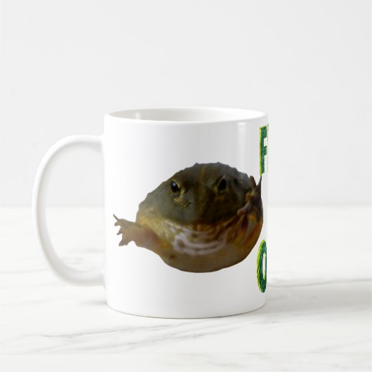 Frosch aus der Tasse (Links)