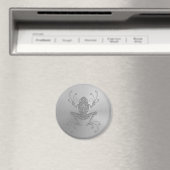 Frosch aus Edelstahl Magnet (In Situ (Geschirrspüler))