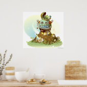 Frosch aus einem UFO Poster (Küche)