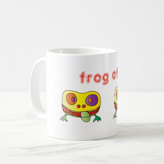Frosch aus kaffeetasse (Vorderseite Links)