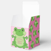 Frosch Baby Dusche Pink Geschenkschachtel (Geöffnet)