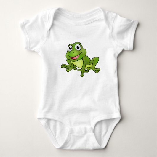 Frosch Baby Strampler (Vorderseite)