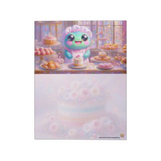 Frosch Bäckerei Notizblock