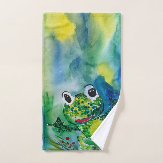 Frosch Badhandtuch Set (Handtuch)