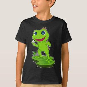 Frosch Baseball Baseballschläger Sport T-Shirt