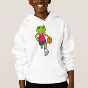 Frosch Basketball-Spieler Basketball Hoodie