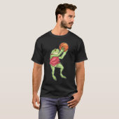 Frosch Basketball-Spieler Basketball T-Shirt (Vorne ganz)