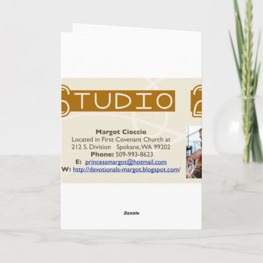 FROSCH - bauen Sie völlig auf Gott Karte (Rückseite)