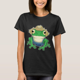 Frosch-Bauer-Hut T-Shirt