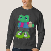 Frosch Beer Tasse Beer Sweatshirt (Vorderseite)