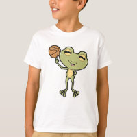 Frosch beim Basketball-Sport