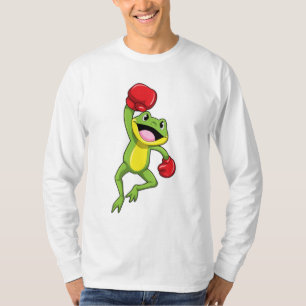 Frosch beim Boxen mit Boxhandschuhen T-Shirt