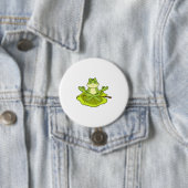 Frosch beim Meditat Button (Beispiel)