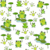 Frosch beim Spiel Notizblock
