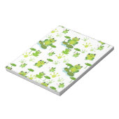 Frosch beim Spiel Notizblock (Rotiert)