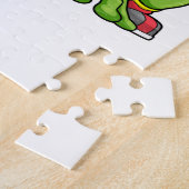 Frosch beim Sport mit Basketball Puzzle (Seite)
