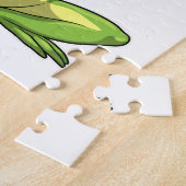 Frosch beim Tennis mit Tennisschläger Puzzle (Seite)