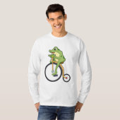 Frosch beim Zirkus mit Fahrrad.PNG T-Shirt (Vorne ganz)