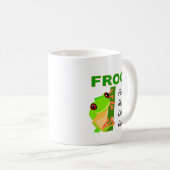 FROSCH, beruhen völlig auf Gott Kaffeetasse (VorderseiteRechts)
