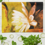 Frosch Bewässerung Lilie Abstrakt gestört Geschirrtuch (Gefaltet)