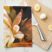 Frosch Bewässerung Lilie Abstrakt gestört Geschirrtuch (Viertel Falte)