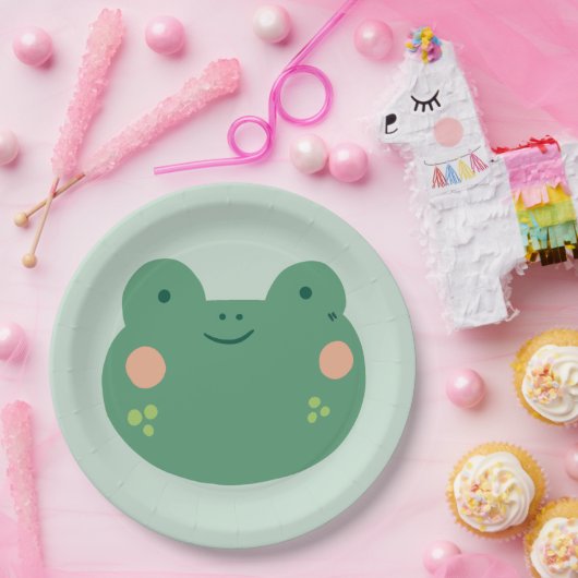 Frosch Birthday Kids Pappteller (Party)