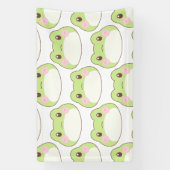 Frosch Birthday Kinder Kunst Banner (Vertikal)