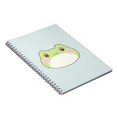Frosch Birthday Kinder Kunst Notizblock (Rechte Seite)