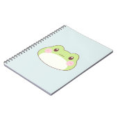 Frosch Birthday Kinder Kunst Notizblock (Linke Seite)